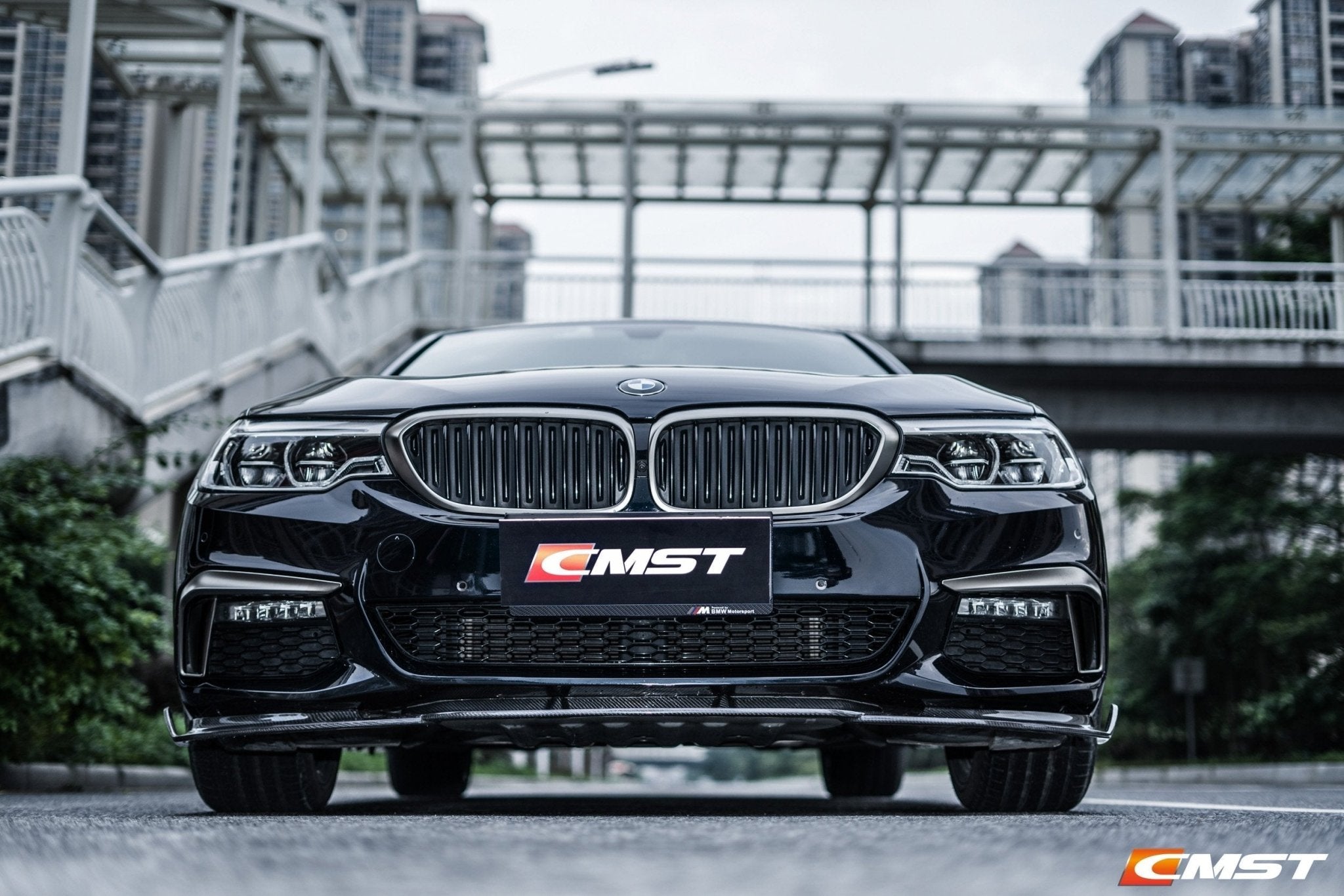 CMST - BMW 5 SERIES G30 PRE LCI CARBON FIBRE FRONT LIP - Aero Carbon UK