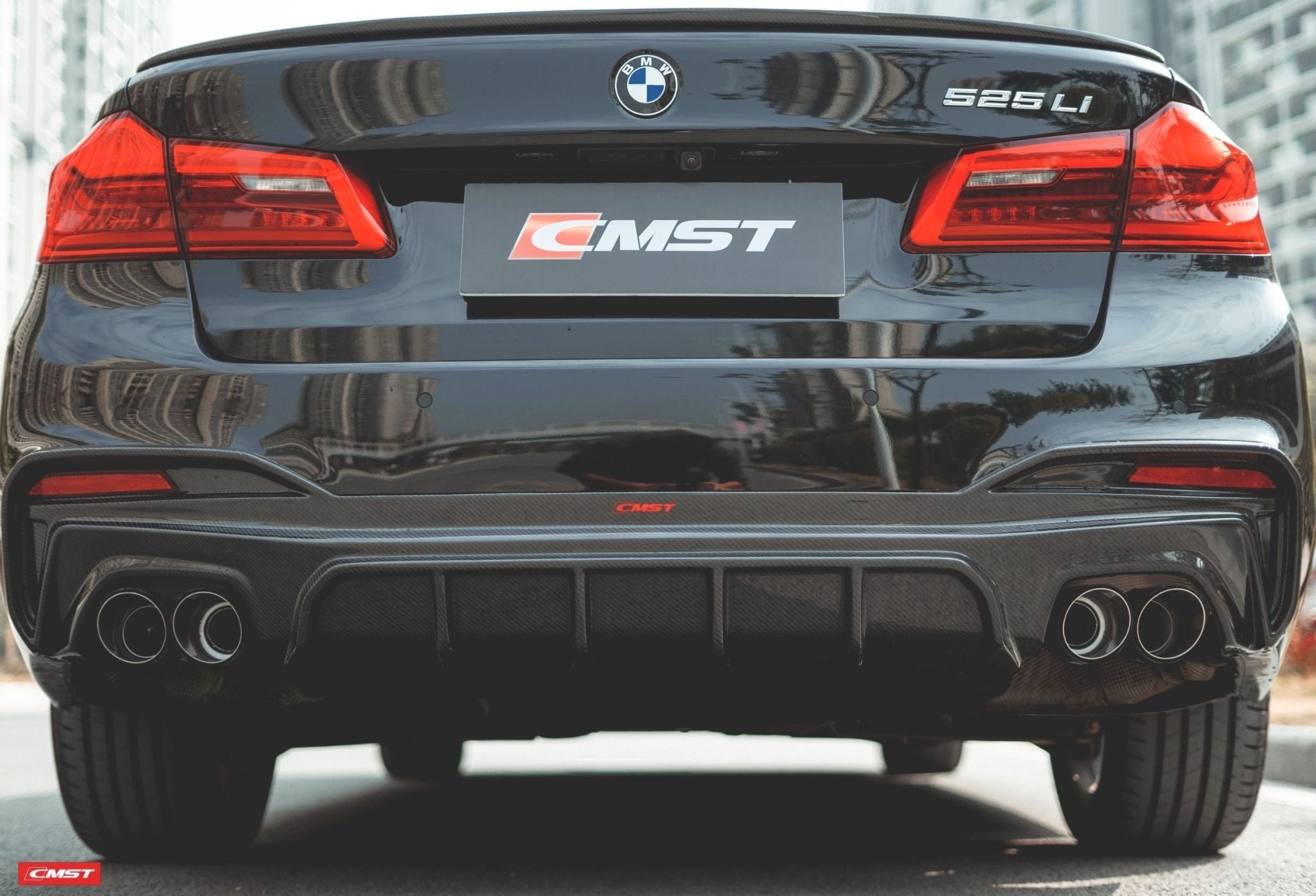 CMST - BMW 5 SERIES G30 PRE LCI CARBON FIBRE REAR DIFFUSER - Aero Carbon UK