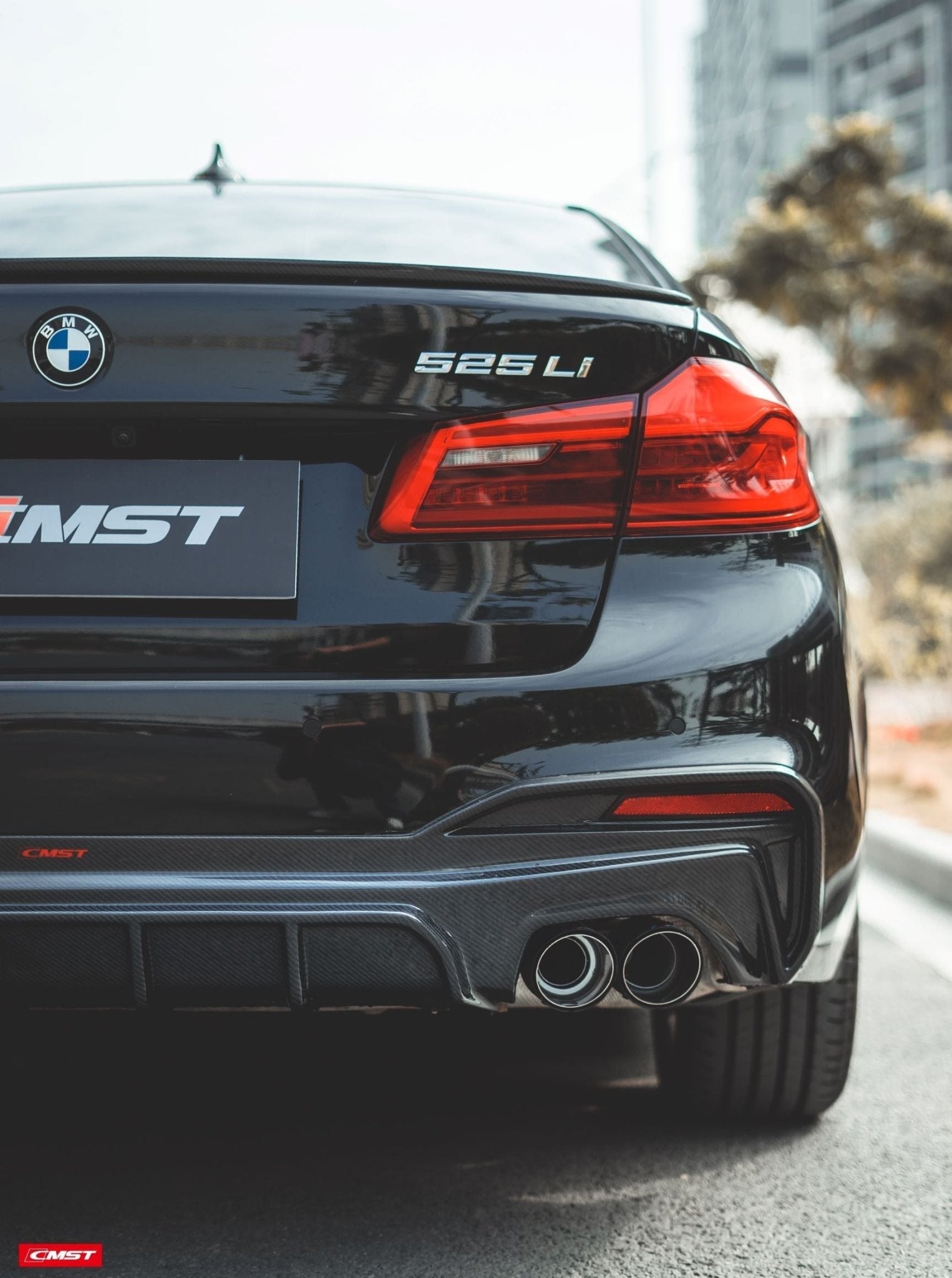 CMST - BMW 5 SERIES G30 PRE LCI CARBON FIBRE REAR DIFFUSER - Aero Carbon UK