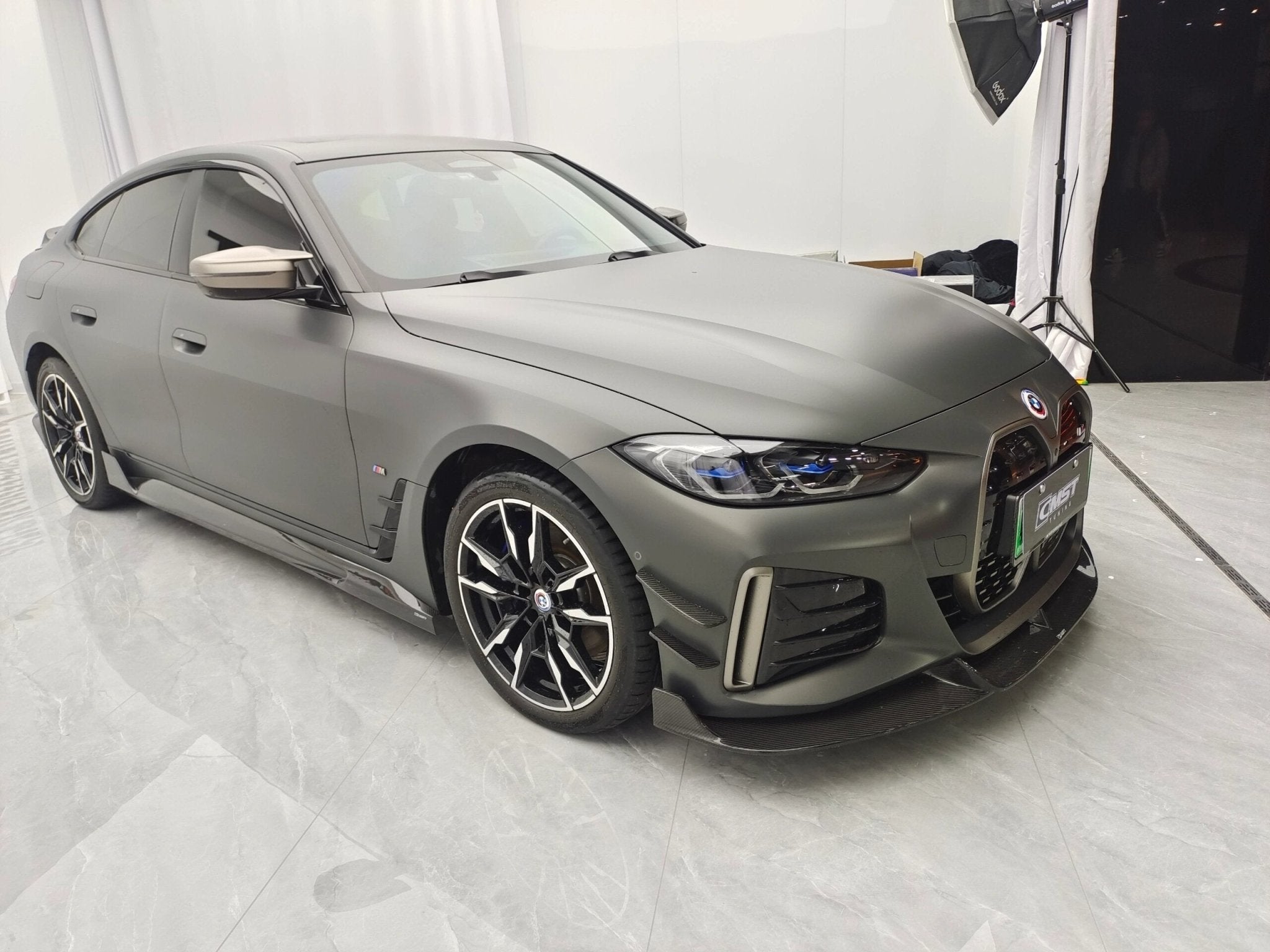 CMST - BMW I4 G26 M50 DRY CARBON FIBRE SIDE SKIRTS - Aero Carbon UK