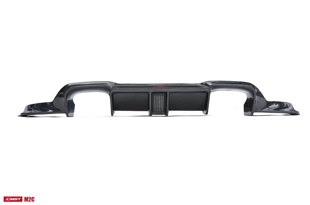 CMST - BMW M2 / M2C F87 CARBON FIBRE LED REAR DIFFUSER - Aero Carbon UK