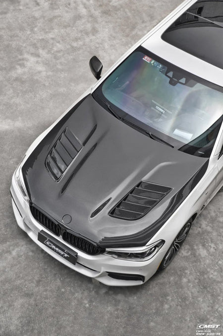 CMST - BMW M5 F90 G30 540i M550i CARBON FIBRE BONNET HOOD V1 - Aero Carbon UK