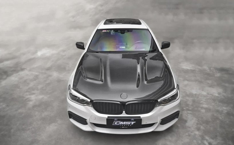 CMST - BMW M5 F90 G30 540i M550i CARBON FIBRE BONNET HOOD V2 - Aero Carbon UK