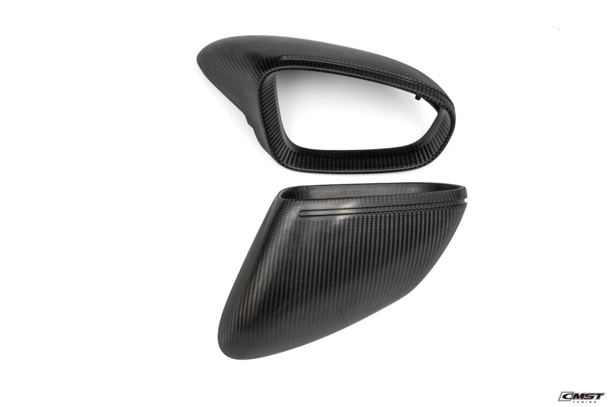 CMST - PORSCHE 911 / 992 / TAYCAN CARBON FIBRE WING MIRROR CAP - Aero Carbon UK