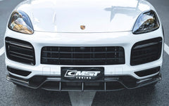 CMST - PORSCHE CAYENNE COUPE 9Y3 CARBON FIBRE FRONT LIP SPLITTER - Aero Carbon UK