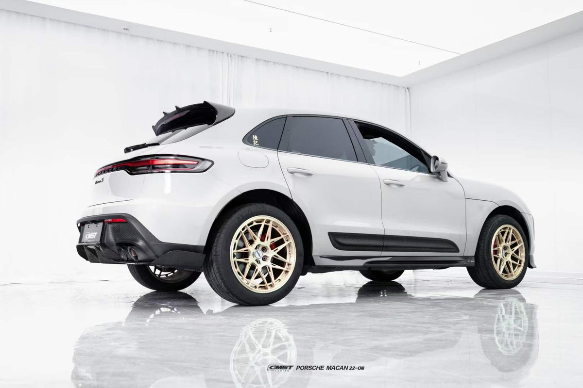 CMST - PORSCHE MACAN 2022+ DRY CARBON FIBRE SIDE SKIRTS - Aero Carbon UK