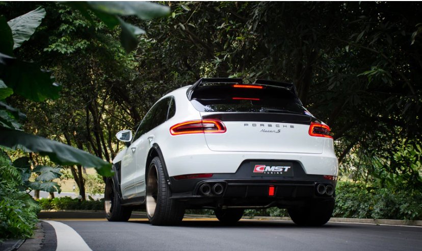 CMST - PORSCHE MACAN CARBON FIBRE REAR SPOILER - Aero Carbon UK