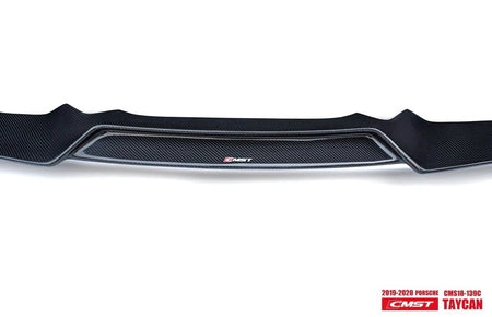CMST - PORSCHE TAYCAN TURBO CARBON FIBRE FRONT LIP - Aero Carbon UK