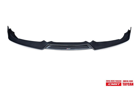CMST - PORSCHE TAYCAN TURBO CARBON FIBRE FRONT LIP - Aero Carbon UK