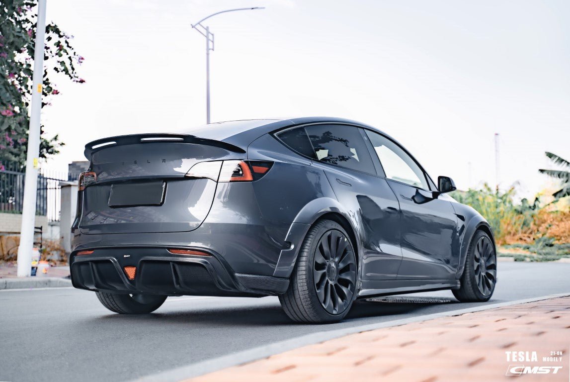 CMST - TESLA MODEL Y CARBON FIBRE DIFFUSER V2 - Aero Carbon UK