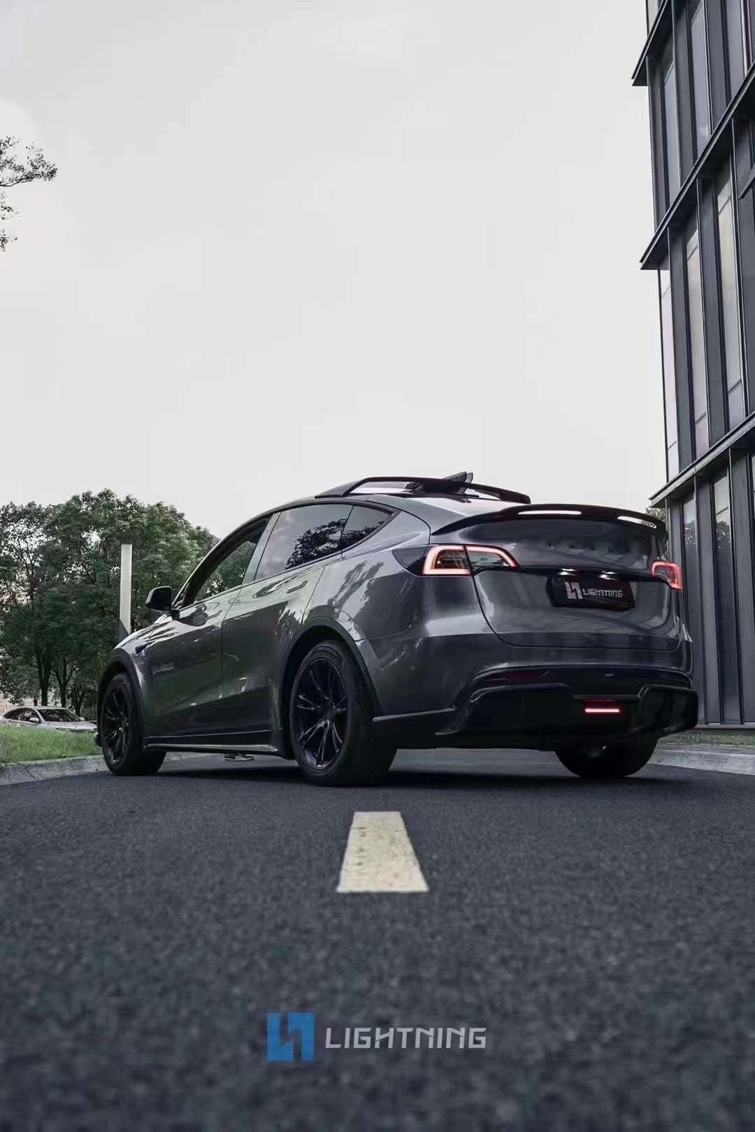 CMST - TESLA MODEL Y CARBON FIBRE SPOILER V1 - Aero Carbon UK