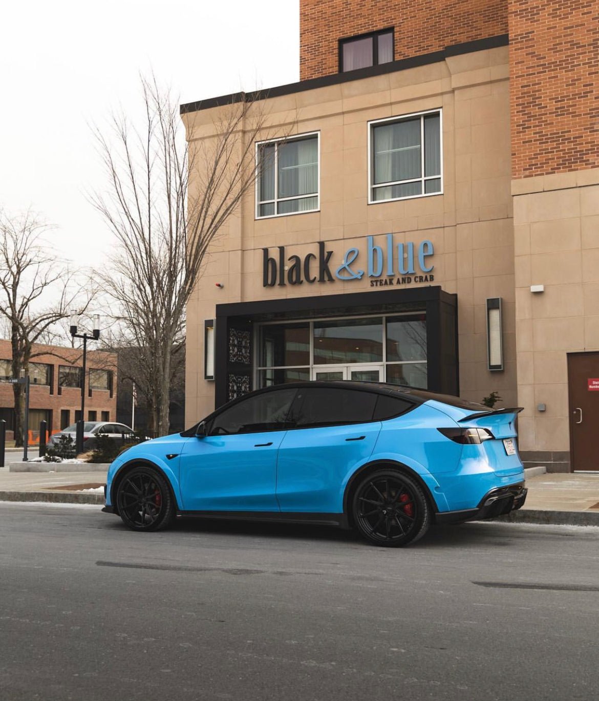 CMST - TESLA MODEL Y CARBON FIBRE SPOILER V1 - Aero Carbon UK