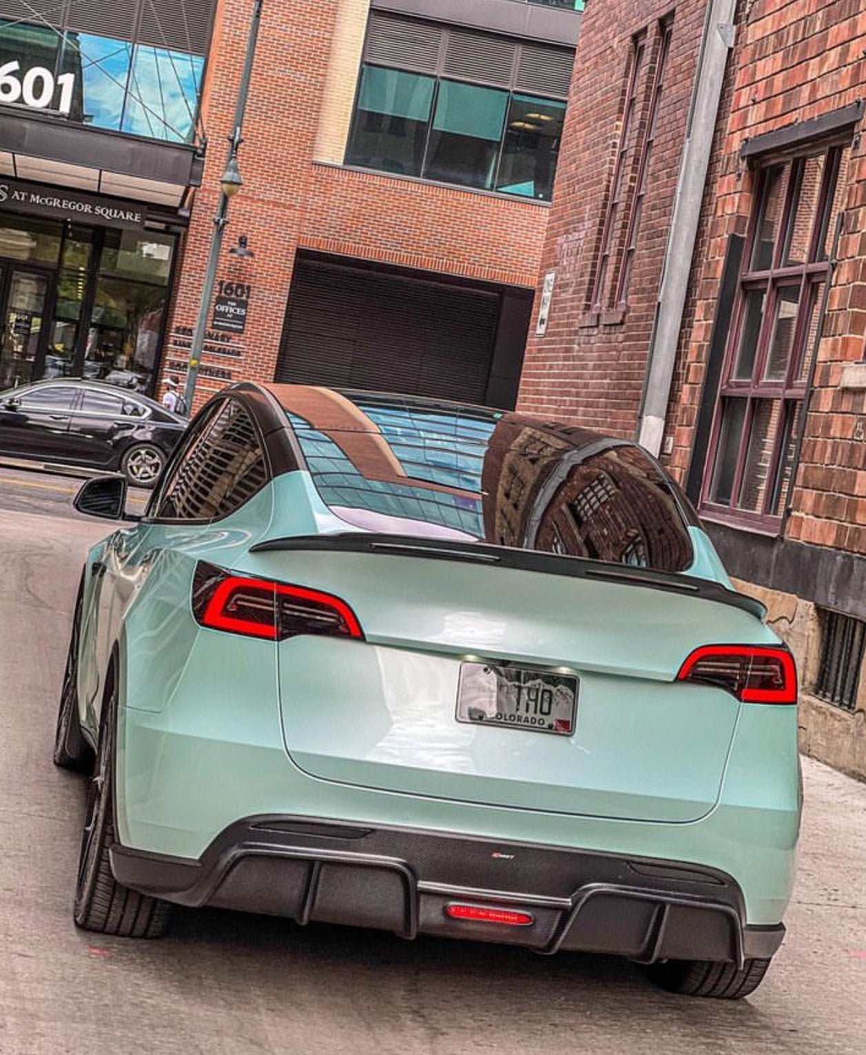 CMST - TESLA MODEL Y CARBON FIBRE SPOILER V1 - Aero Carbon UK