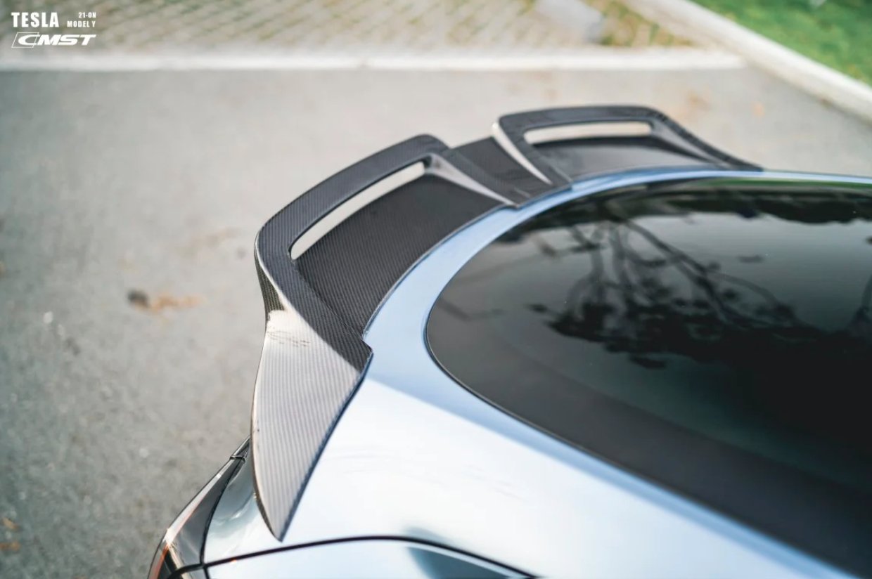 CMST - TESLA MODEL Y CARBON FIBRE SPOILER V3 - Aero Carbon UK