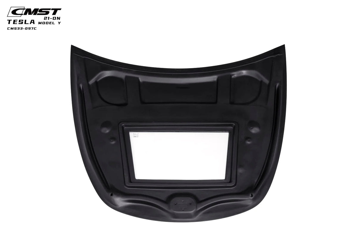 CMST - TESLA MODEL Y TRANSPARENT GLASS CARBON FIBRE BONNET HOOD - Aero Carbon UK