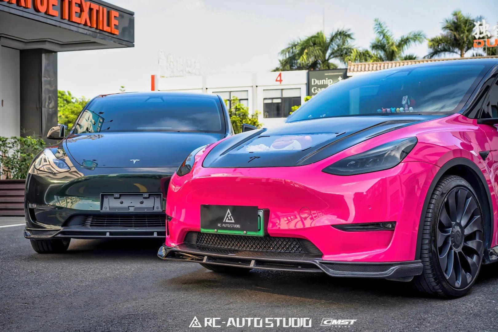 CMST - TESLA MODEL Y TRANSPARENT GLASS CARBON FIBRE BONNET HOOD - Aero Carbon UK