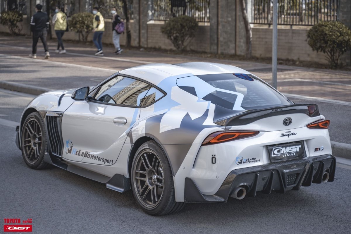 CMST - TOYOTA GR SUPRA CARBON FIBRE DUCKTAIL REAR SPOILER – Aero Carbon UK