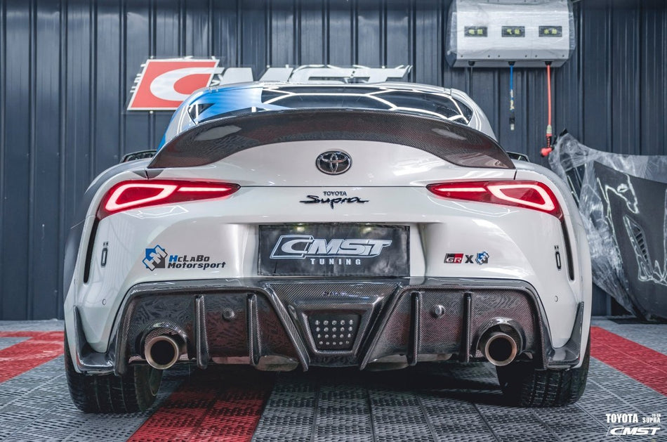 Supra Rear Clam Shell CMST Toyota Supra Carbon Ducktail Spoiler – Aero Carbon UK
