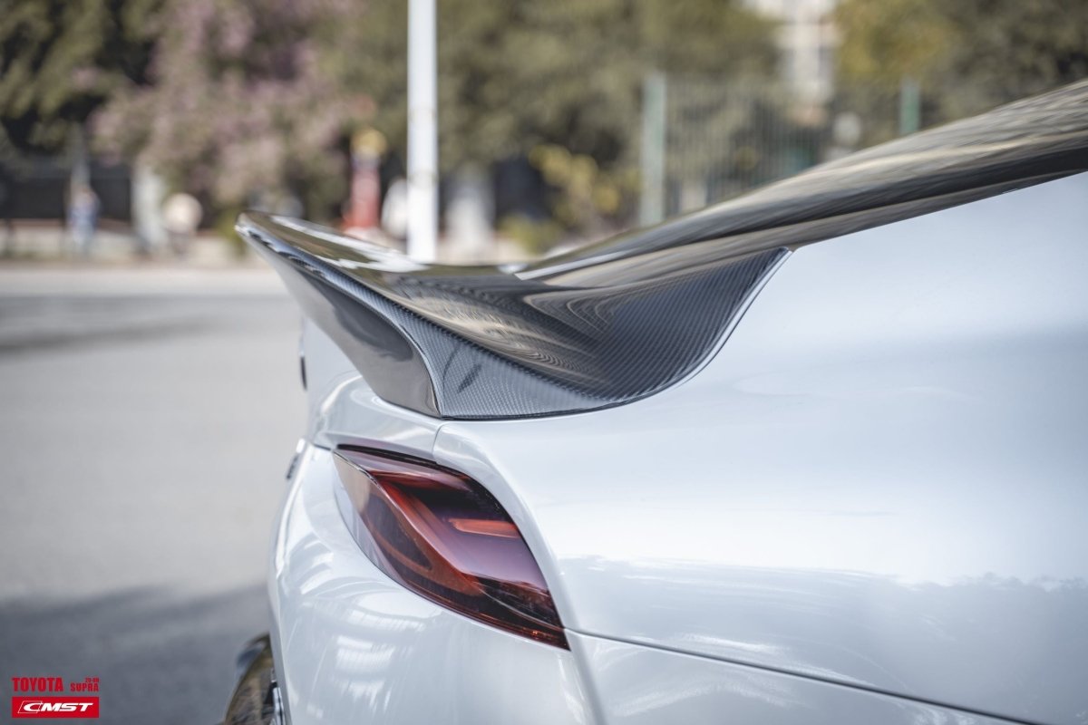 CMST - TOYOTA GR SUPRA CARBON FIBRE DUCKTAIL REAR SPOILER - Aero Carbon UK