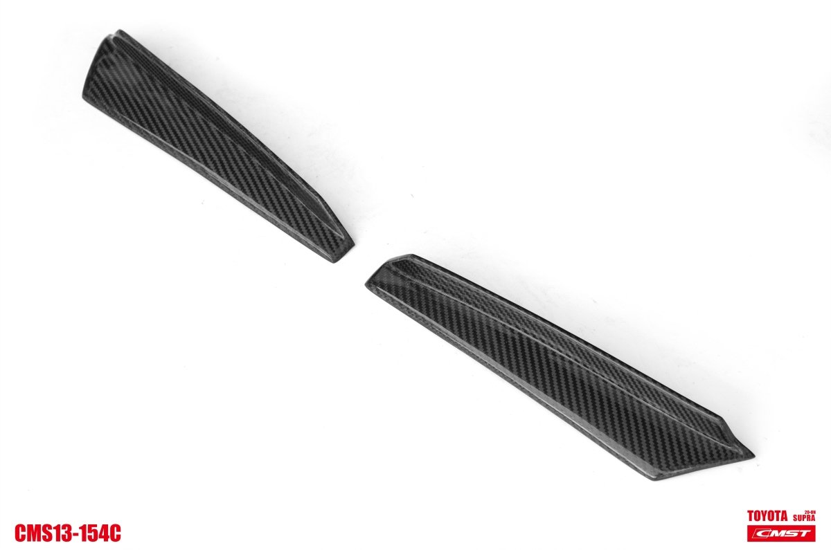 CMST- TOYOTA GR SUPRA CARBON FIBRE FRONT CANARDS - Aero Carbon UK