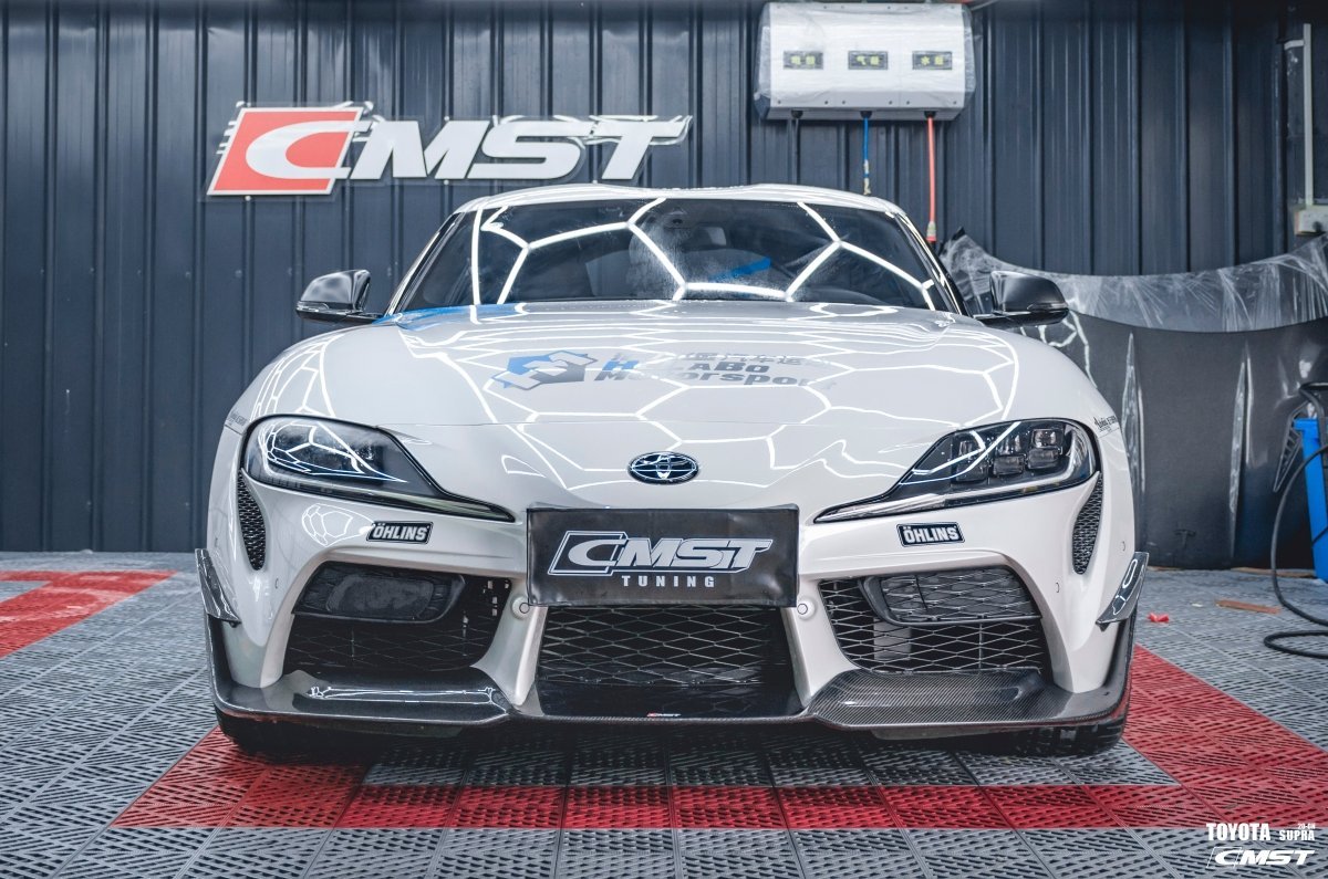 CMST- TOYOTA GR SUPRA CARBON FIBRE FRONT CANARDS - Aero Carbon UK