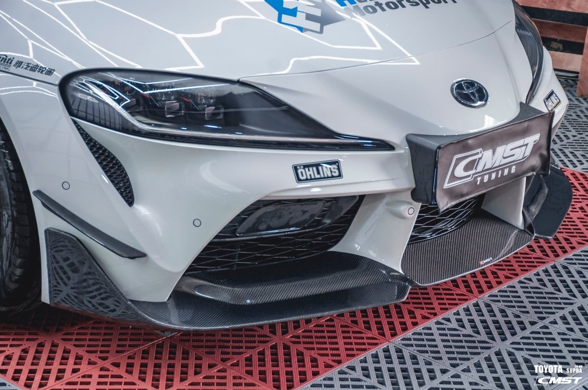 CMST - TOYOTA GR SUPRA CARBON FIBRE FRONT LIP - Aero Carbon UK