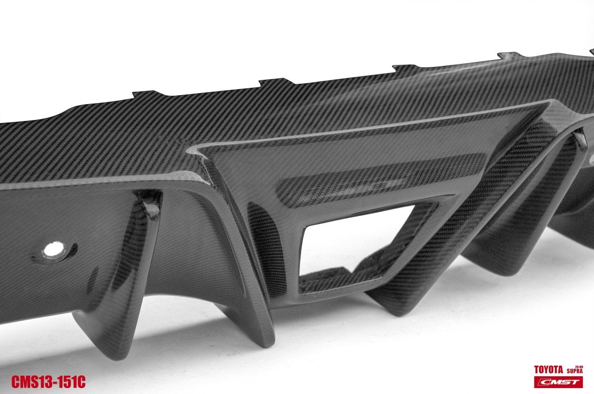 CMST- TOYOTA GR SUPRA CARBON FIBRE REAR LED DIFFUSER - Aero Carbon UK