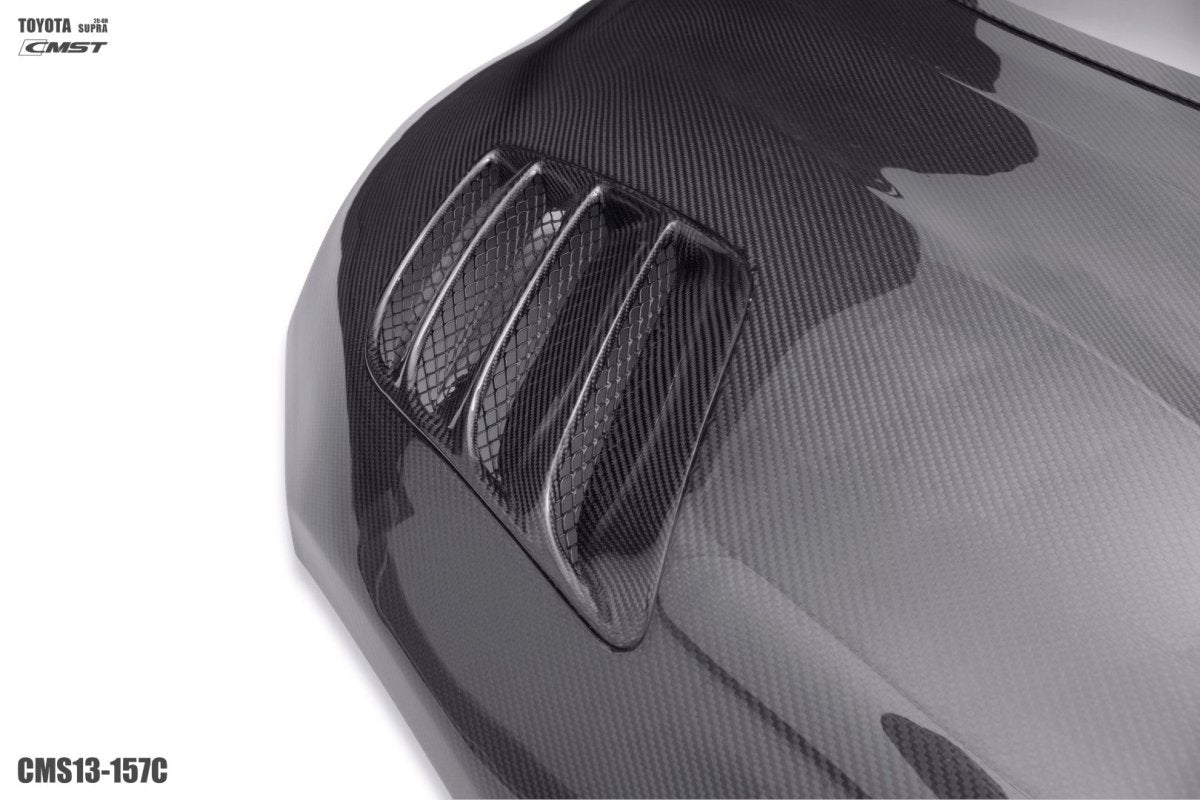 CMST- TOYOTA GR SUPRA CARBON FIBRE TRANSPARENT BONNET HOOD - Aero Carbon UK