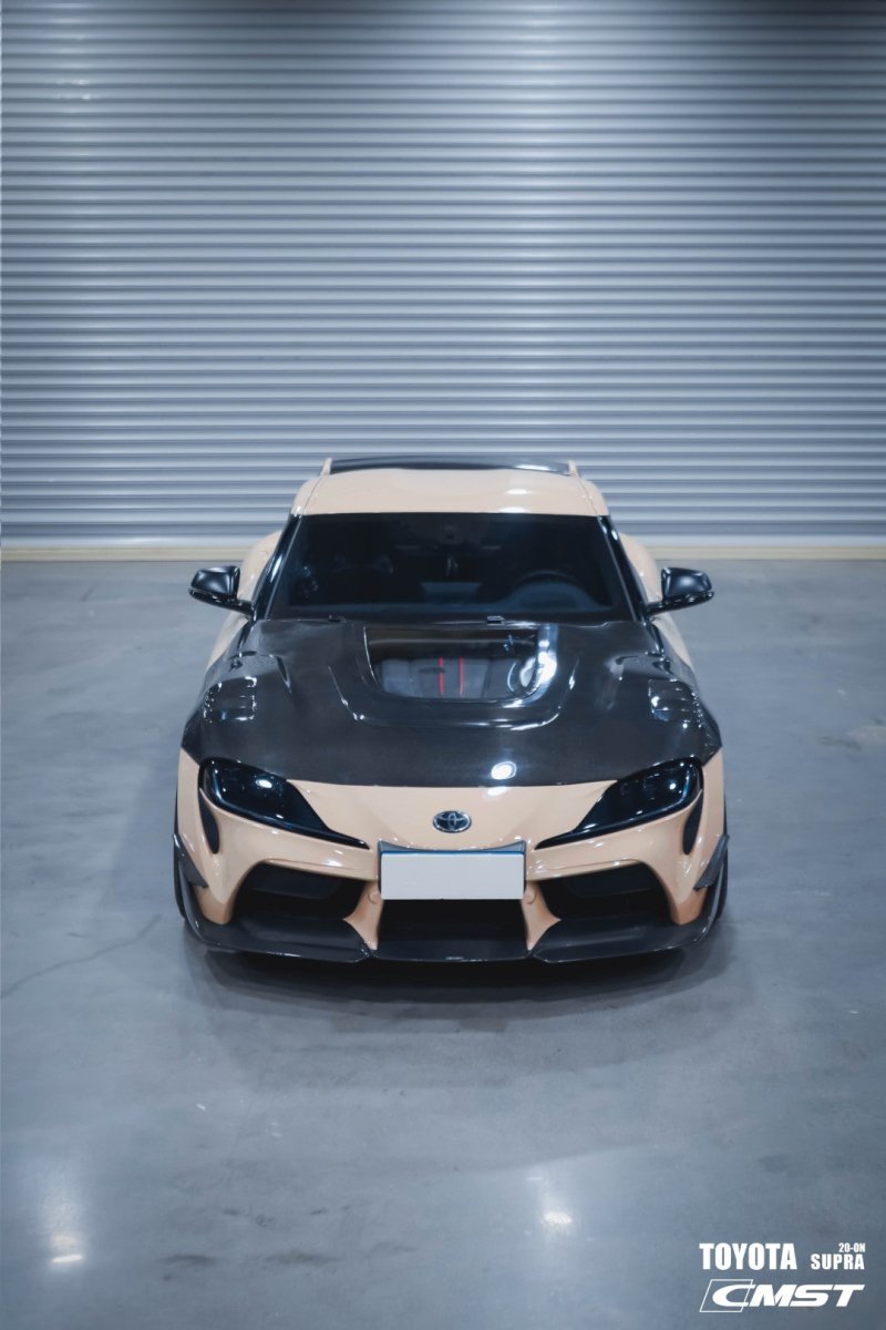 CMST- TOYOTA GR SUPRA CARBON FIBRE TRANSPARENT BONNET HOOD - Aero Carbon UK