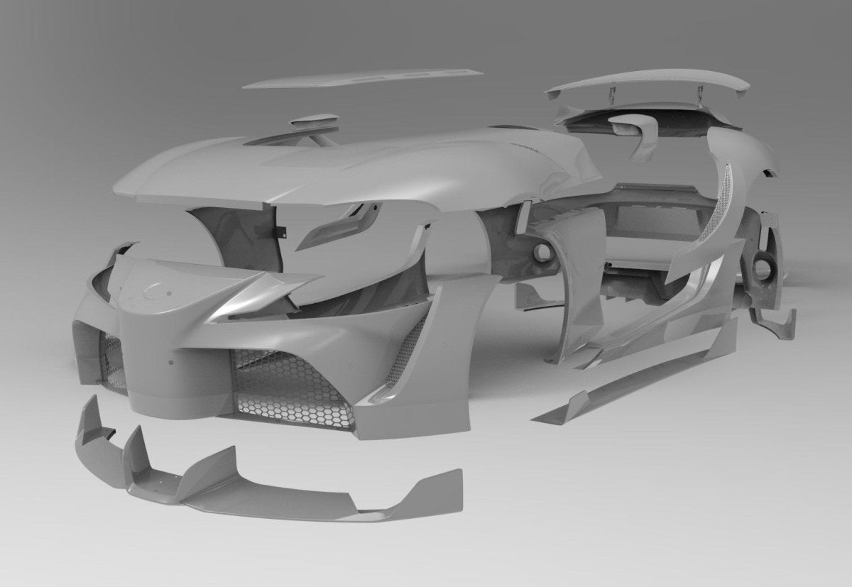 CMST- TOYOTA GR SUPRA CARBON FIBRE WIDEBODY "FT1 CONCEPT" KIT - Aero Carbon UK