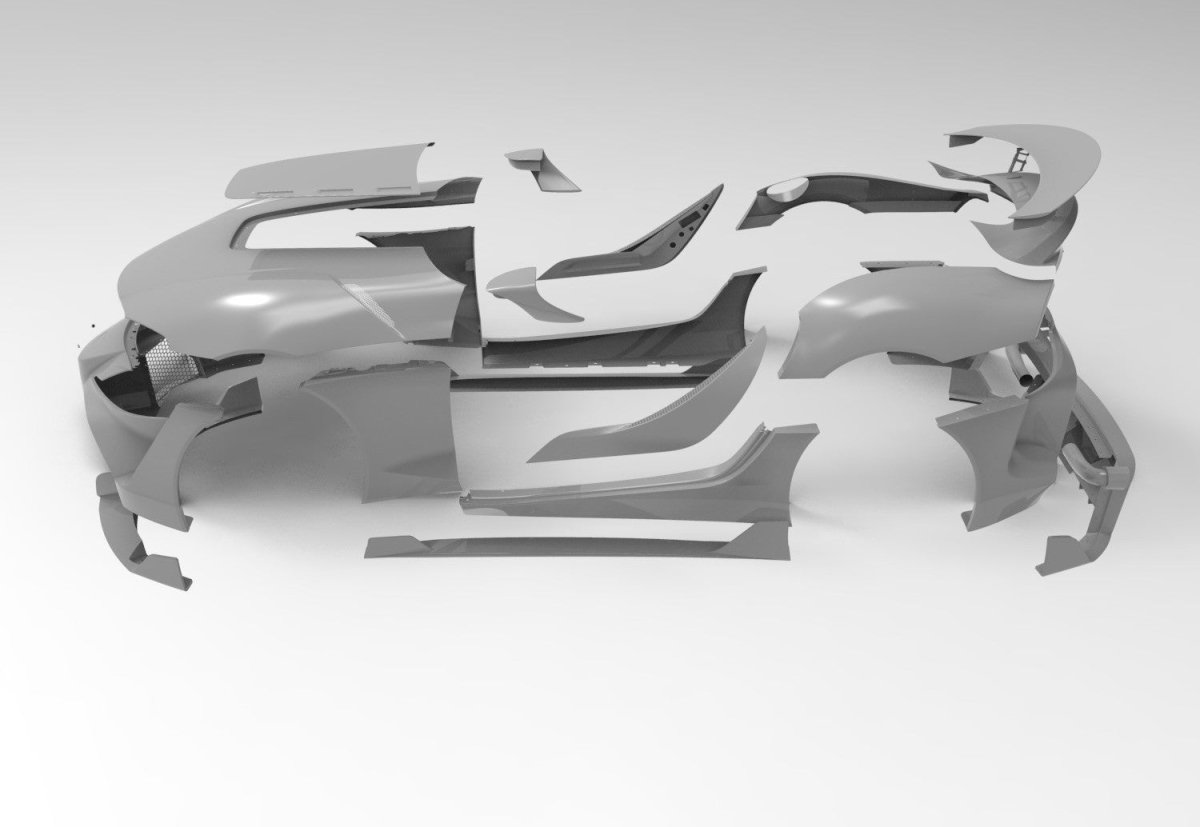 CMST- TOYOTA GR SUPRA CARBON FIBRE WIDEBODY "FT1 CONCEPT" KIT - Aero Carbon UK