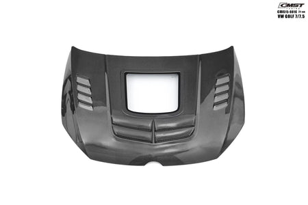 CMST - VOLKSWAGEN GOLF GTI / GOLF R MK7 MK7.5 CARBON FIBRE TRANSPARENT HOOD BONNET V2 - Aero Carbon UK