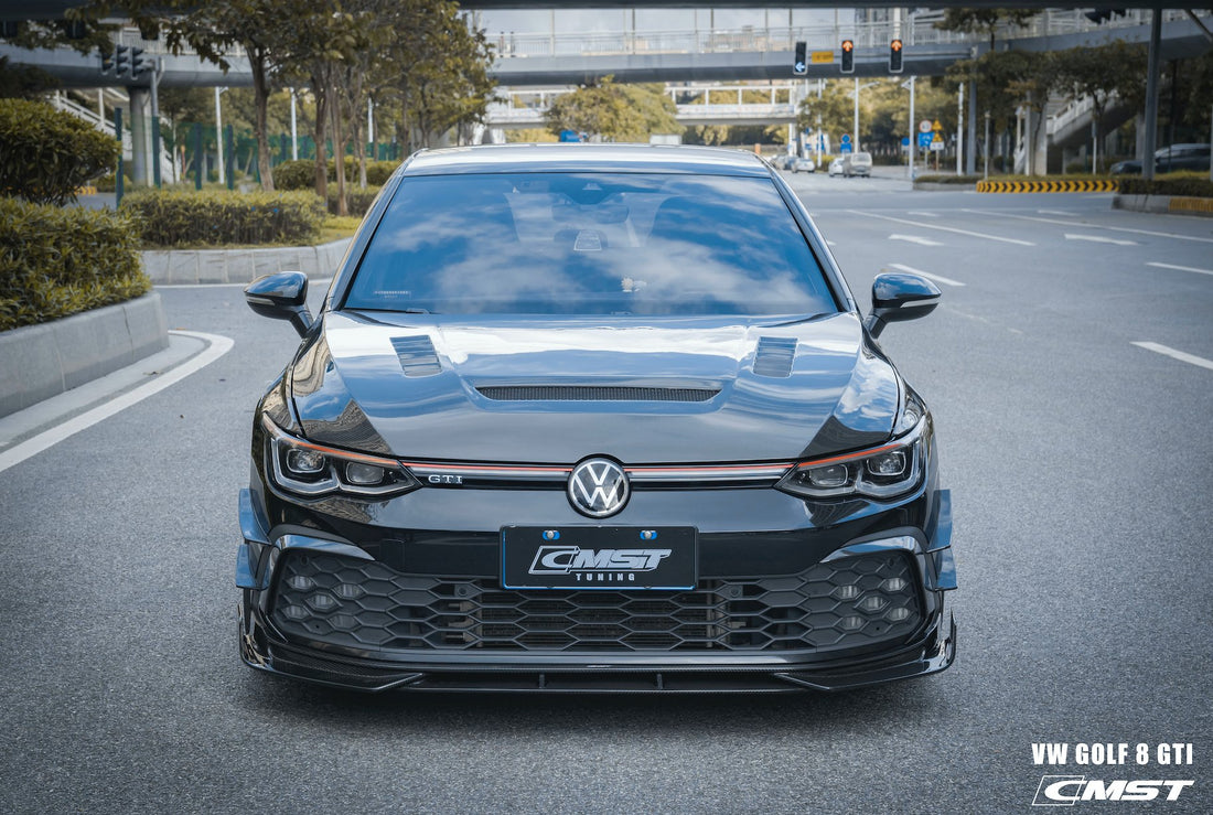 CMST- VOLKSWAGEN GOLF MK8 GTI / R LINE CARBON FIBRE FRONT LIP – Aero ...