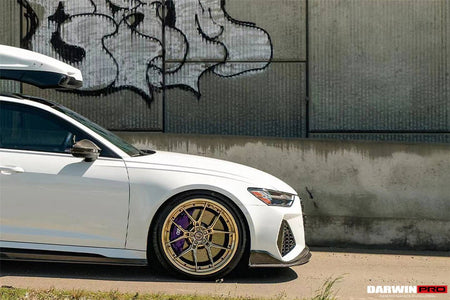 DARWINPRO - AUDI RS6 AVANT C8 2019-2022 CARBON FIBRE BKSS STYLE SIDE SKIRTS - Aero Carbon UK