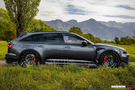 DARWINPRO - AUDI RS6 AVANT C8 2019-2022 CARBON FIBRE ROOF SPOILER - Aero Carbon UK
