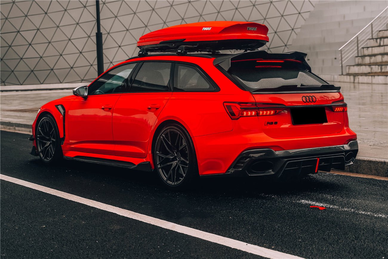 DARWINPRO - AUDI RS6 AVANT C8 2019-2022 CARBON FIBRE ROOF SPOILER - Aero Carbon UK