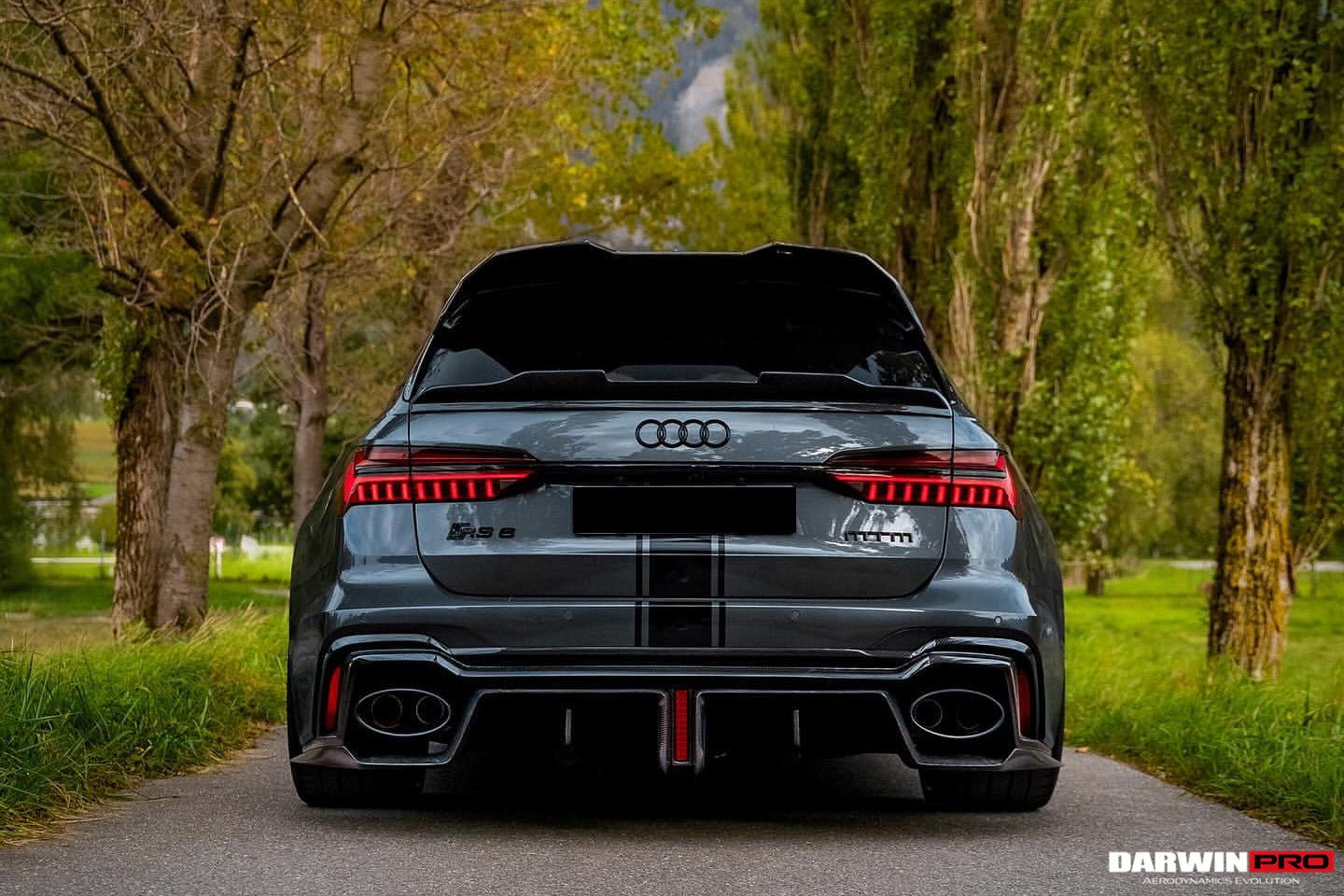 DARWINPRO - AUDI RS6 AVANT C8 2019-2022 CARBON FIBRE ROOF SPOILER - Aero Carbon UK