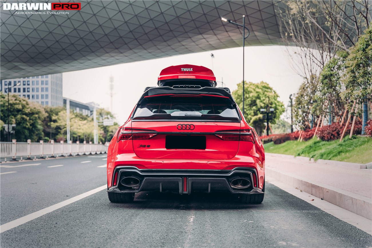 DARWINPRO - AUDI RS6 AVANT C8 2019-2022 CARBON FIBRE ROOF SPOILER - Aero Carbon UK