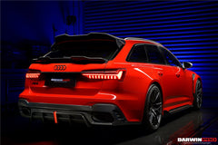 DARWINPRO - AUDI RS6 AVANT C8 2019-2022 CARBON FIBRE ROOF SPOILER - Aero Carbon UK