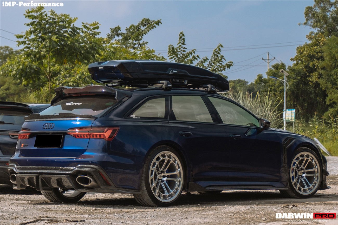 DARWINPRO - AUDI RS6 AVANT C8 2019-2022 CARBON FIBRE ROOF SPOILER - Aero Carbon UK