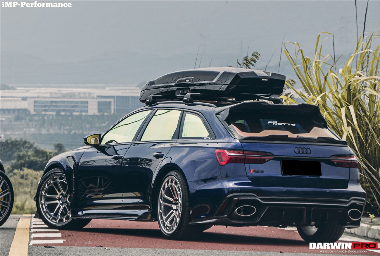 DARWINPRO - AUDI RS6 AVANT C8 2019-2022 CARBON FIBRE ROOF SPOILER - Aero Carbon UK