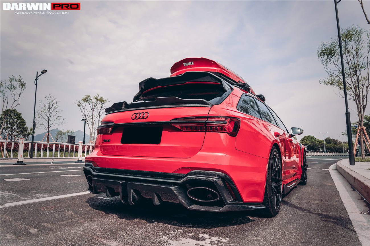 DARWINPRO - AUDI RS6 AVANT C8 2019-2022 CARBON FIBRE ROOF SPOILER - Aero Carbon UK