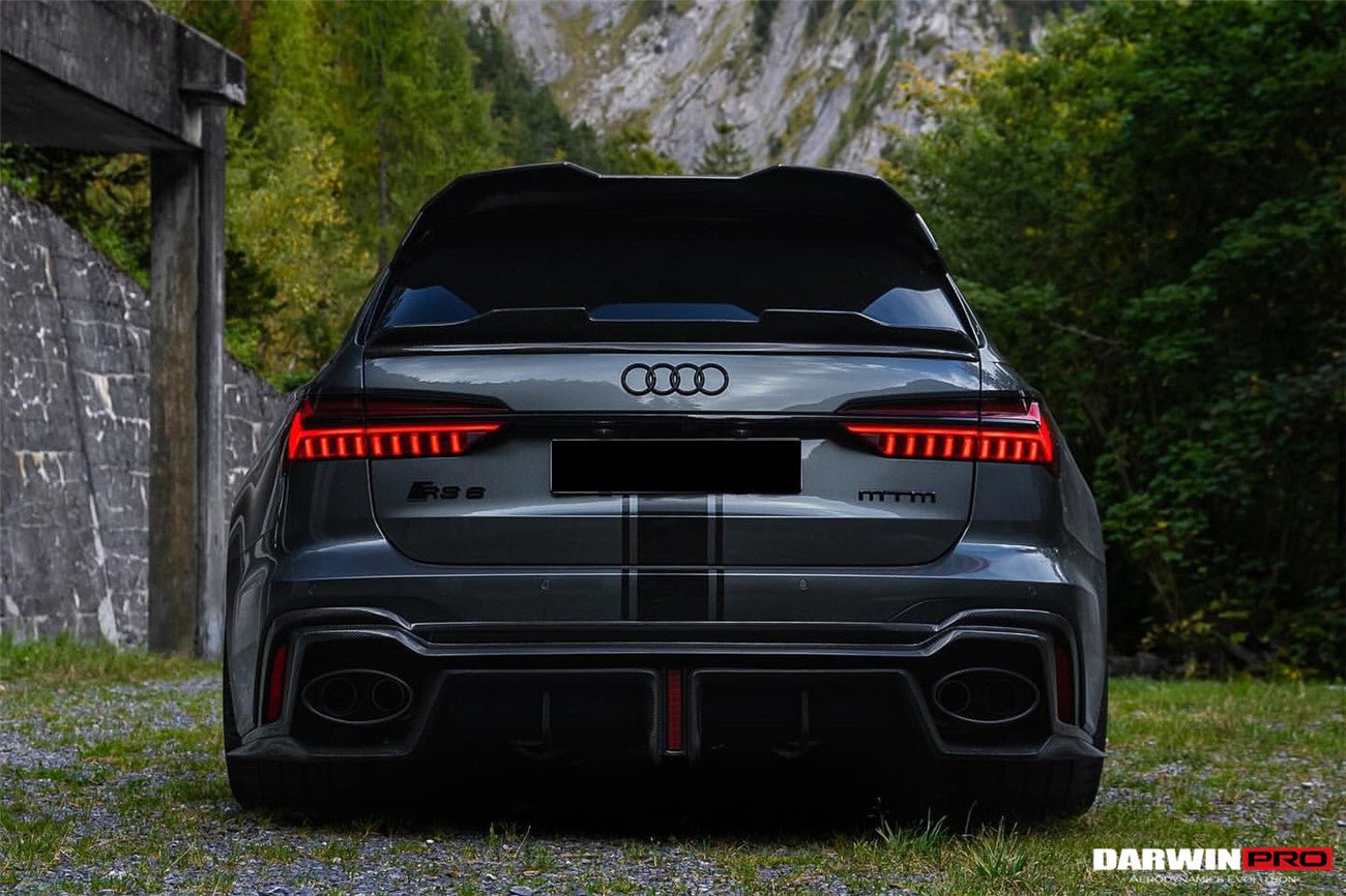 DARWINPRO - AUDI RS6 AVANT C8 2019-2022 CARBON FIBRE ROOF SPOILER - Aero Carbon UK