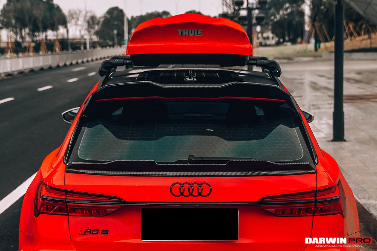 DARWINPRO - AUDI RS6 AVANT C8 2019-2022 CARBON FIBRE ROOF SPOILER - Aero Carbon UK