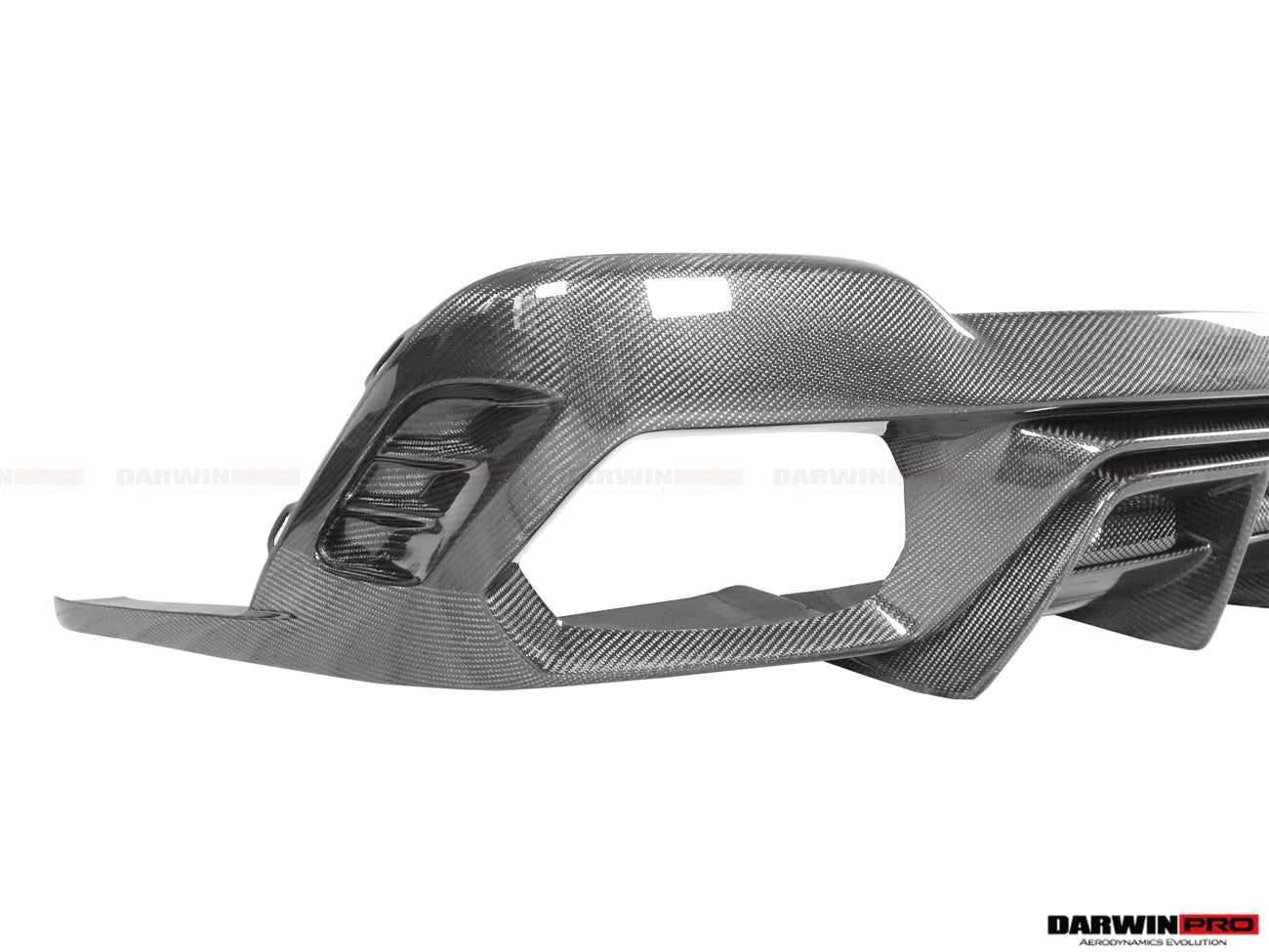 DARWINPRO - AUDI RS6 AVANT C8 2019-2023 BKSS STYLE CARBON FIBRE REAR DIFFUSER - Aero Carbon UK