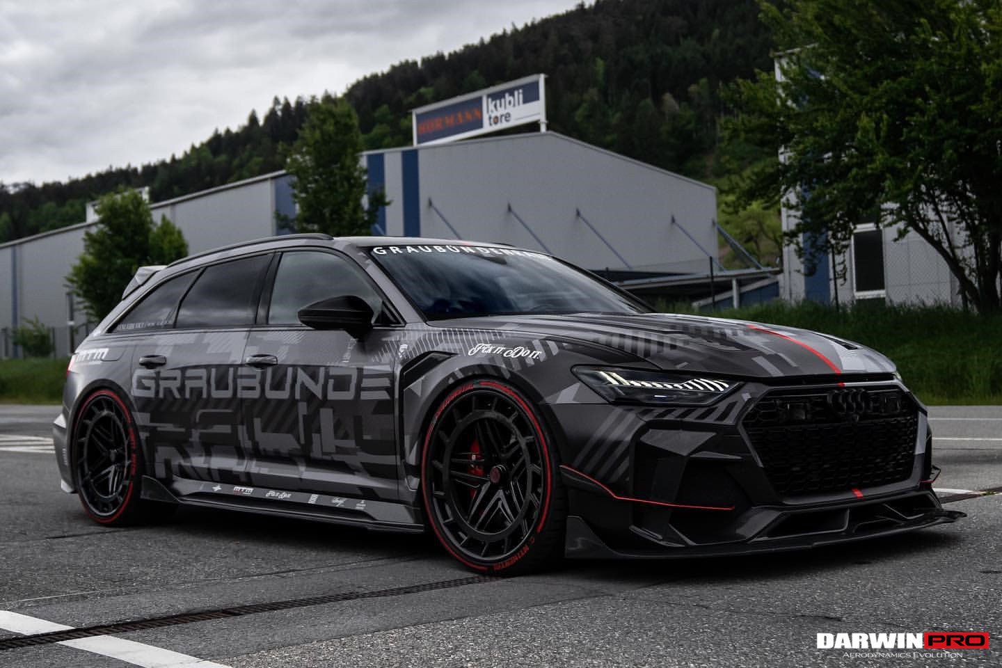 DARWINPRO - AUDI RS6 AVANT C8 2019-2023 CARBON FIBRE IMP PERFORMANCE STYLE SIDE SKIRTS - Aero Carbon UK