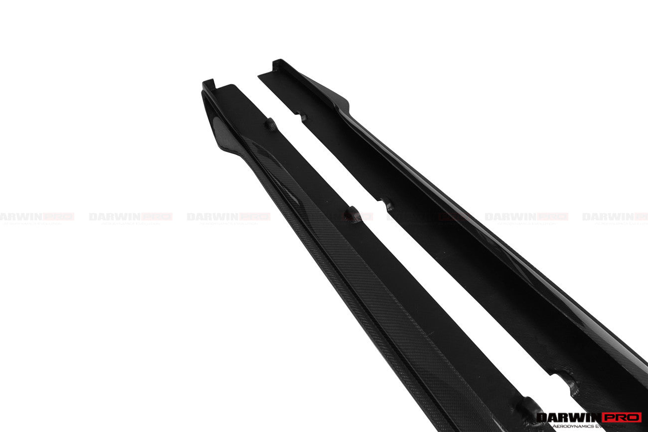 DARWINPRO - AUDI RS6 AVANT C8 2019-2023 CARBON FIBRE IMP PERFORMANCE STYLE SIDE SKIRTS - Aero Carbon UK