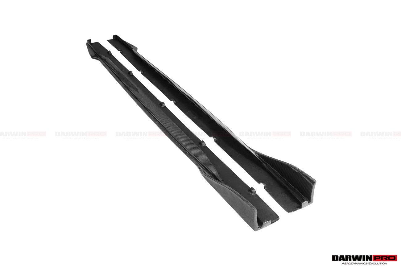 DARWINPRO - AUDI RS6 AVANT C8 2019-2023 CARBON FIBRE IMP PERFORMANCE STYLE SIDE SKIRTS - Aero Carbon UK