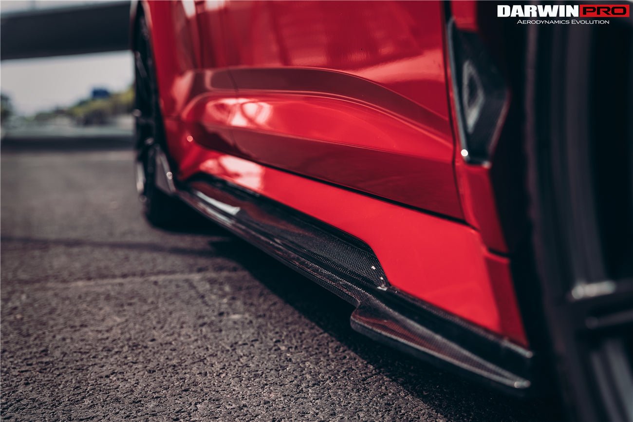 DARWINPRO - AUDI RS6 AVANT C8 2019-2023 CARBON FIBRE IMP PERFORMANCE STYLE SIDE SKIRTS - Aero Carbon UK