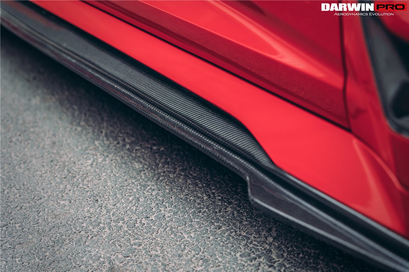 DARWINPRO - AUDI RS6 AVANT C8 2019-2023 CARBON FIBRE IMP PERFORMANCE STYLE SIDE SKIRTS - Aero Carbon UK